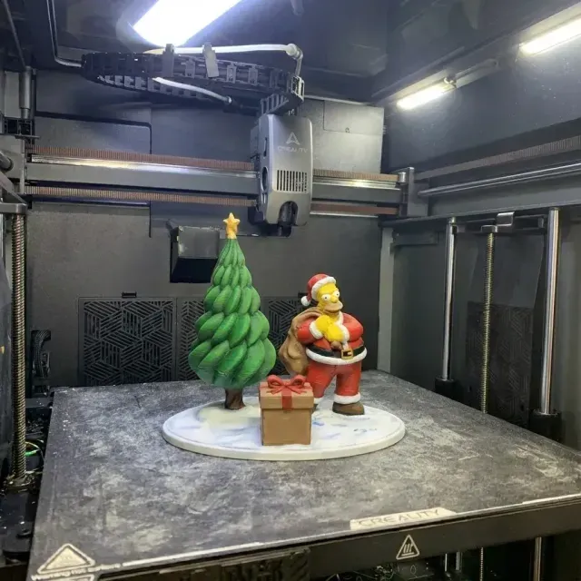 Simpsons Homer (Christmas Gift Box Statue) — Image 2 of 8