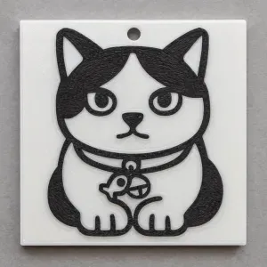 Cat Keychain - 2 Colors