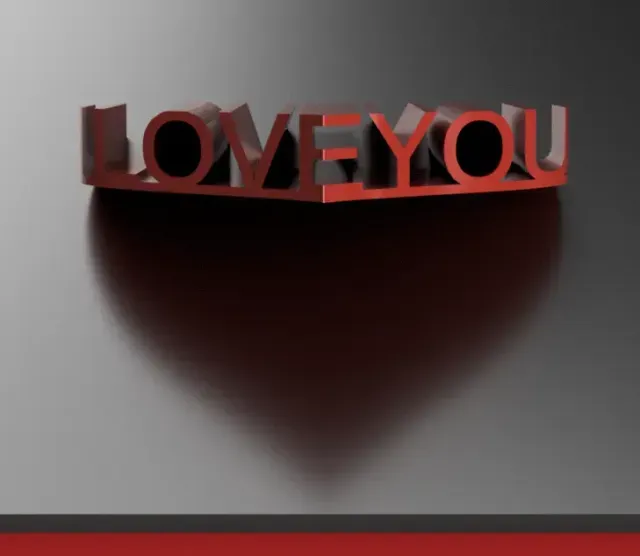 Heart of Love - 3D Sculpture — Image 5 of 6