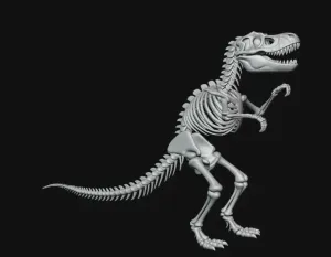 Tap-dancing T-Rex skeleton