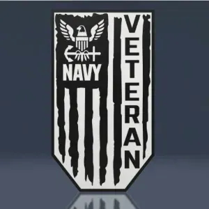 US Navy Vet LED LAMP.