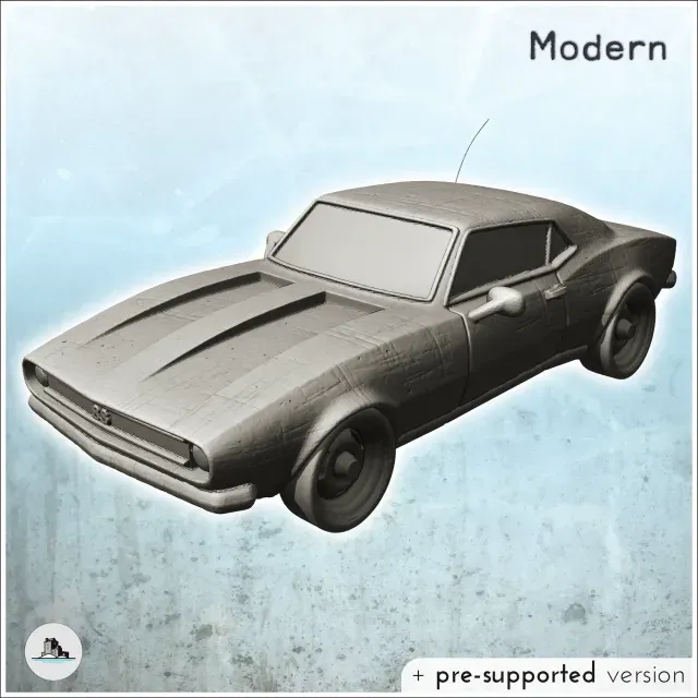 Muscle car- miniatures warhammer mini RPG scenery tabletop
