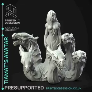 Tiamats Avatar - Gods Avatar - PRESUPPROTED - 32mm Scale