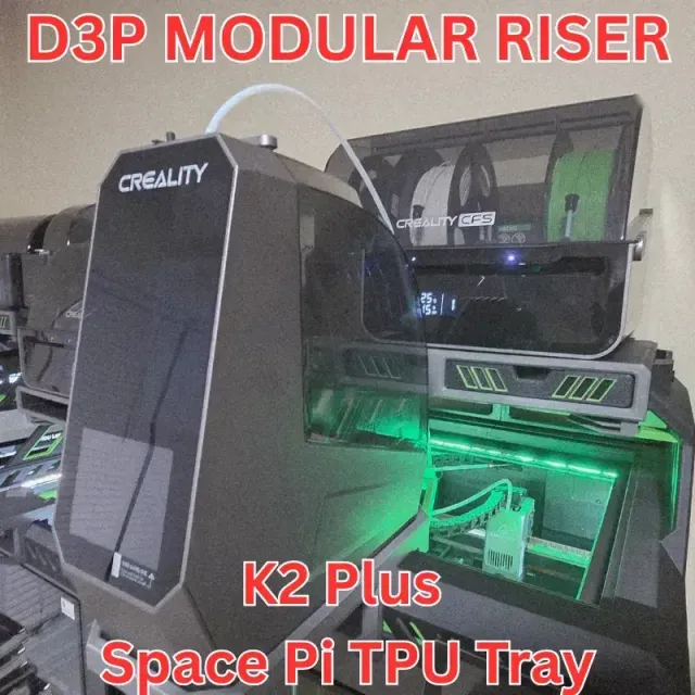 K2 Plus Space Pi TPU tray for D3P Riser — Фото 3 из 9
