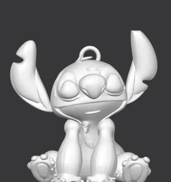 Cute Stitch Chibi Keychain & Desk Figurine — Фото 2 из 5