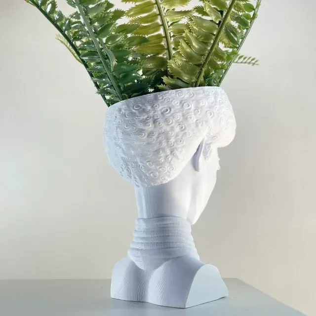 AFRO GIRL PLANTER/ NO SUPPORTS-NO RAFTS — Фото 6 из 9
