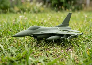 MODELO A ESCALA AVION DE COMBATE MILITAR