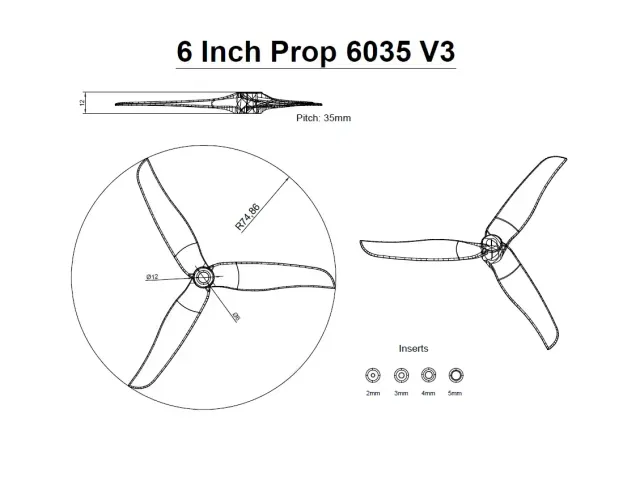 6 Inch Prop 6035 V3 — Image 8 of 9