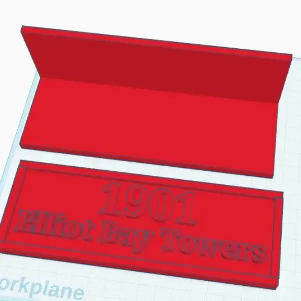 Frasier home address plate