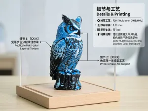 蓝色猫头鹰