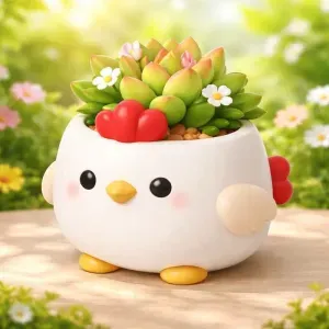Chicken Pot Planter