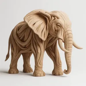 Elephant - Roots of Life – The Wooden Creatures