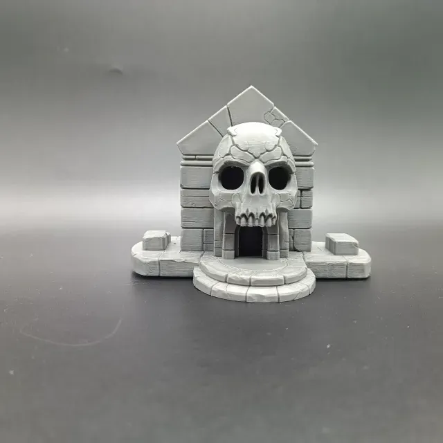 Skull Dungeon Entrance – Dark Fantasy RPG Terrain DnD — Фото 7 из 7