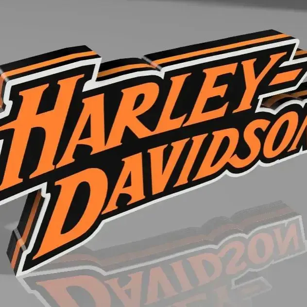 Harley-Davidson LED lightbox and Wall Art