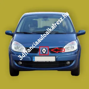 Renault Megane 2, Scenic 2, Clio 3 műanyag rögzítés logóhoz