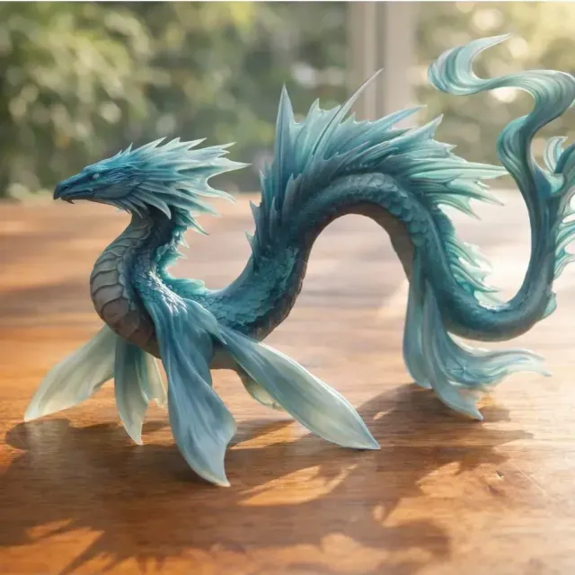 Acuatic Dragon Figure