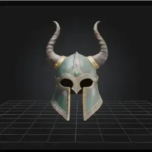Horned Viking Helmet