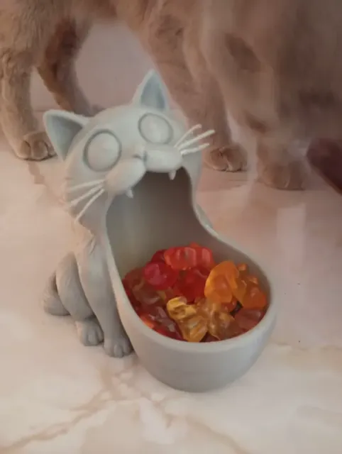 🐱 Cat with Open Mouth Candy Holder — Фото 3 из 8