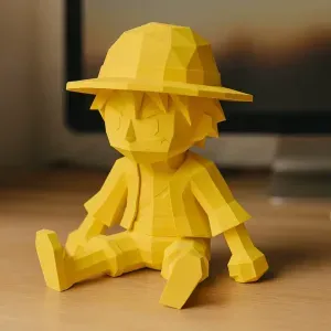 One Piece - Luffy Low Poly