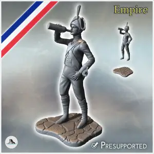 Drunk Napoleonic soldier 2 - miniatures warhammer tabletop s
