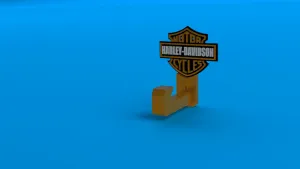 Harley Davidson themed helmet holder