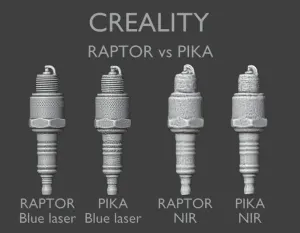 RAPTOR vs PIKA Sparkplug results
