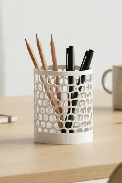Minimalist Pen Holder Desk Organizer | Modern Office Stand — Image 2 of 7