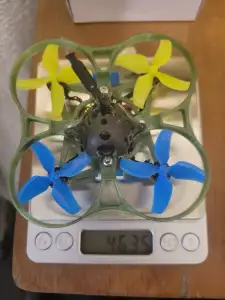 Mobula7 1S frame with propguards