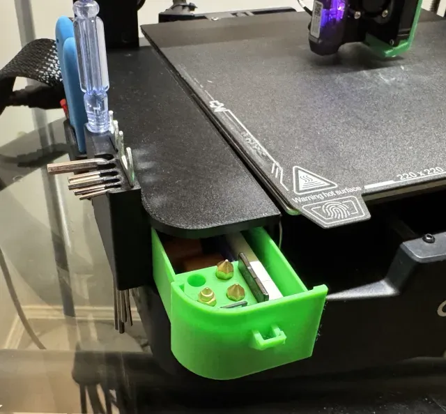 Ender-3 V3 KE/SE Tool Holder Side Drawer V2 — Image 2 of 9
