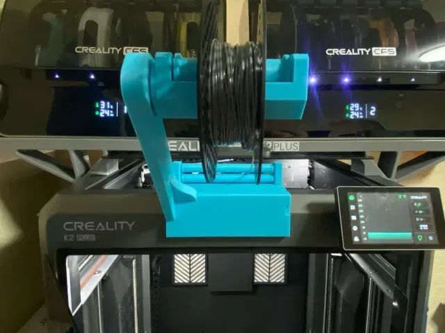 K2 Plus Top Mounted Spool Holder Addon Remix #2 for TPU — Фото 3 из 8