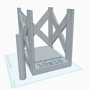 Suporte para rolo ou etiquetas avulso 10cm x 15cm