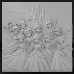 cartoon princesses 3