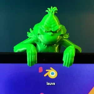 Grinch on monitor