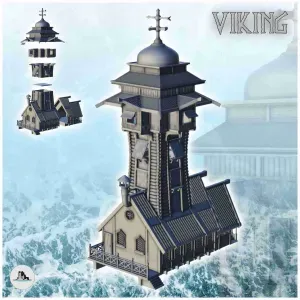 Scandinavian orthodox church - scenery medieval miniatures w