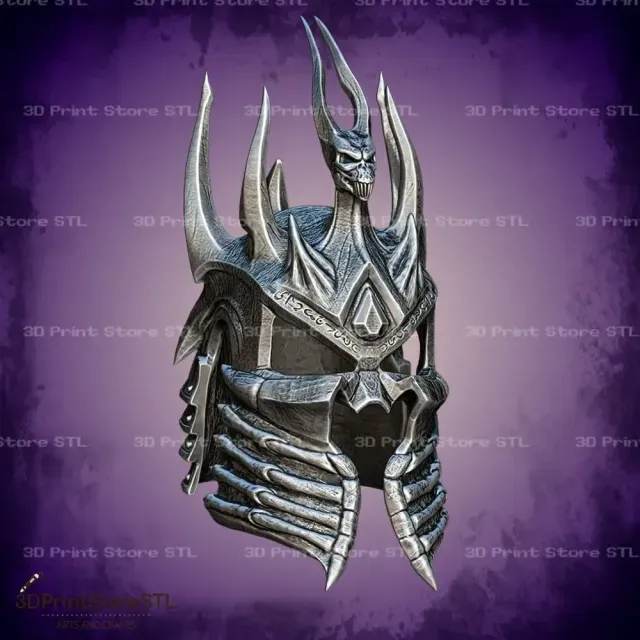 Lich King Helmet Cosplay World Of Warcraft - STL File — Фото 3 из 9