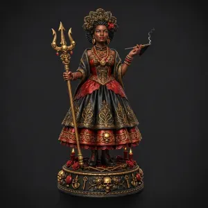 Pomba Gira Yoruba Umbanda Satue