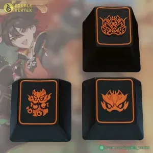 Genshin Impact Gaming Keycaps – OEM Profile STL Files