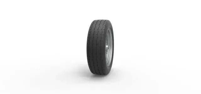 Front wheel of Vintage Funny Car Scale 1:25 — Фото 4 из 9