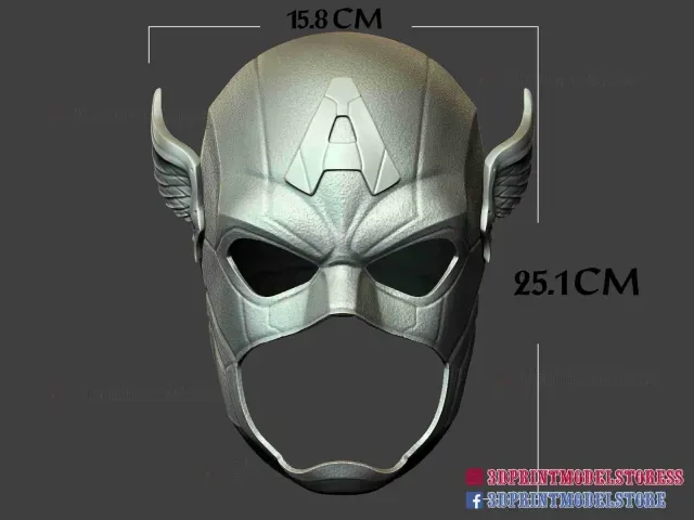 Captain America Helmet - Marvel Cosplay — Фото 7 из 9