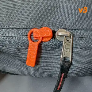 3D Printable Zipper Slider Replacement - V3