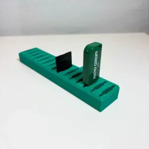 IKEA Skadis USB and SD card organizer