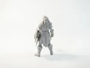 Beast Hunter Warrior Figurine Fantasy 3D Printable
