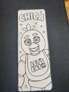 Chica Five Nights at Freddy's bookmark