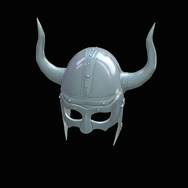 Horned Helm Wearable Helmet STL – Viking 3D Printable Model — Фото 5 из 8