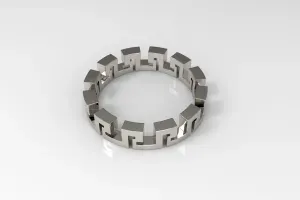 Meandros Ring: Sizes (US) 12, 12.5 & 13 | (EU) 67, 68.5, 70