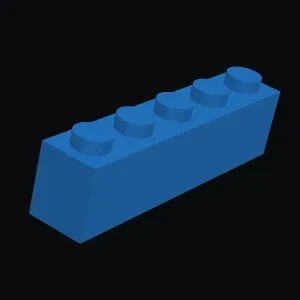 Lego Compatible Piece Brick 1x5
