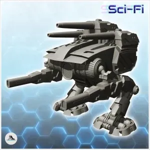 Hidos combat robot (15) - miniatures warhammer mini RPG scen