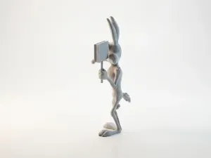 Coyote Figurine Cartoons Animation 3D Printable
