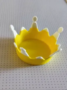 Crown Jewelry & Trinket Organizer – Decorative Storage Bowl