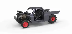 Diecast Dirt Dragster truck Scale 1:25